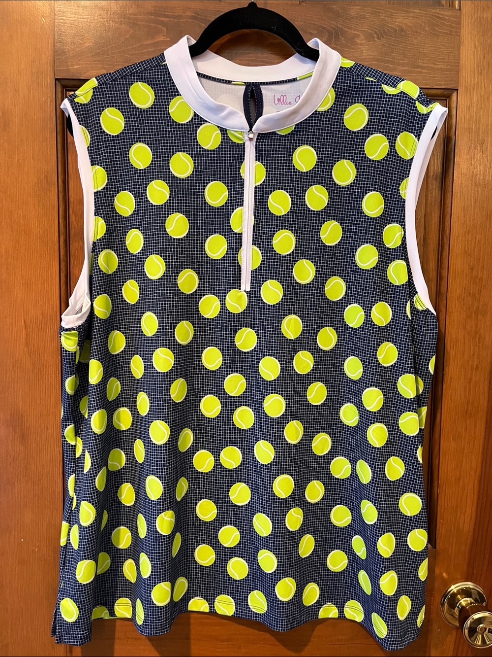 Lillie Green Sleeveless Golf Top